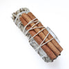 Cinnamon + Quartz + Sage Smudge Stick