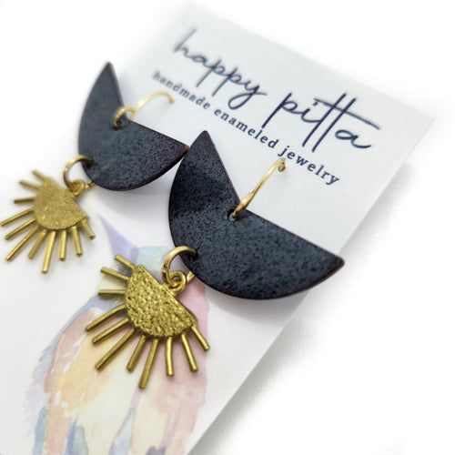 Isa Enamel Earrings