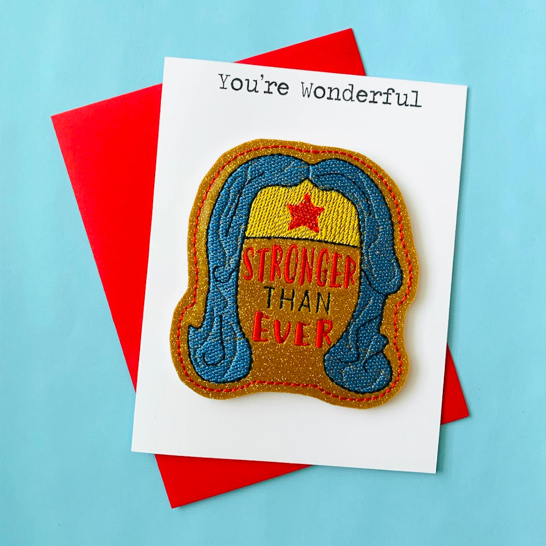 Wonder Woman Greeting Card with Magnet