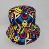 “Akakofiira” Bucket Hat in Ankara African Print
