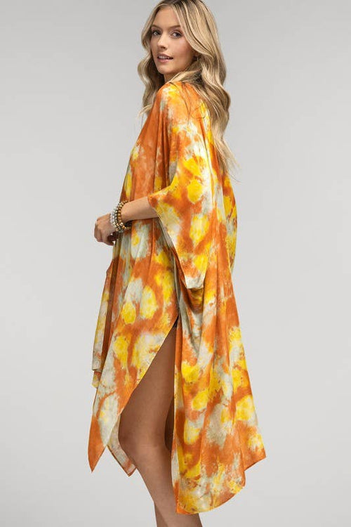 Sunnyside Tie Dye Kimono: SUNNY SIDE