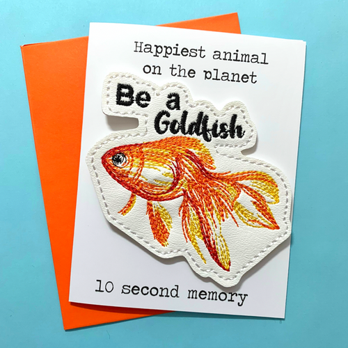 Goldfish Greeting Card with Magnet