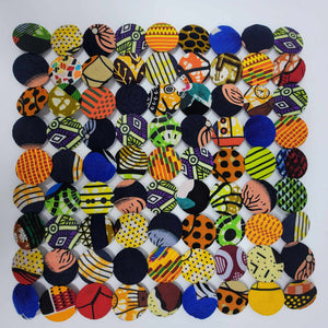 TRIVET HOTPAD, LARGE, ANKARA, KITENGE AFRICAN PRINT, WALL HANGING, BOHO.