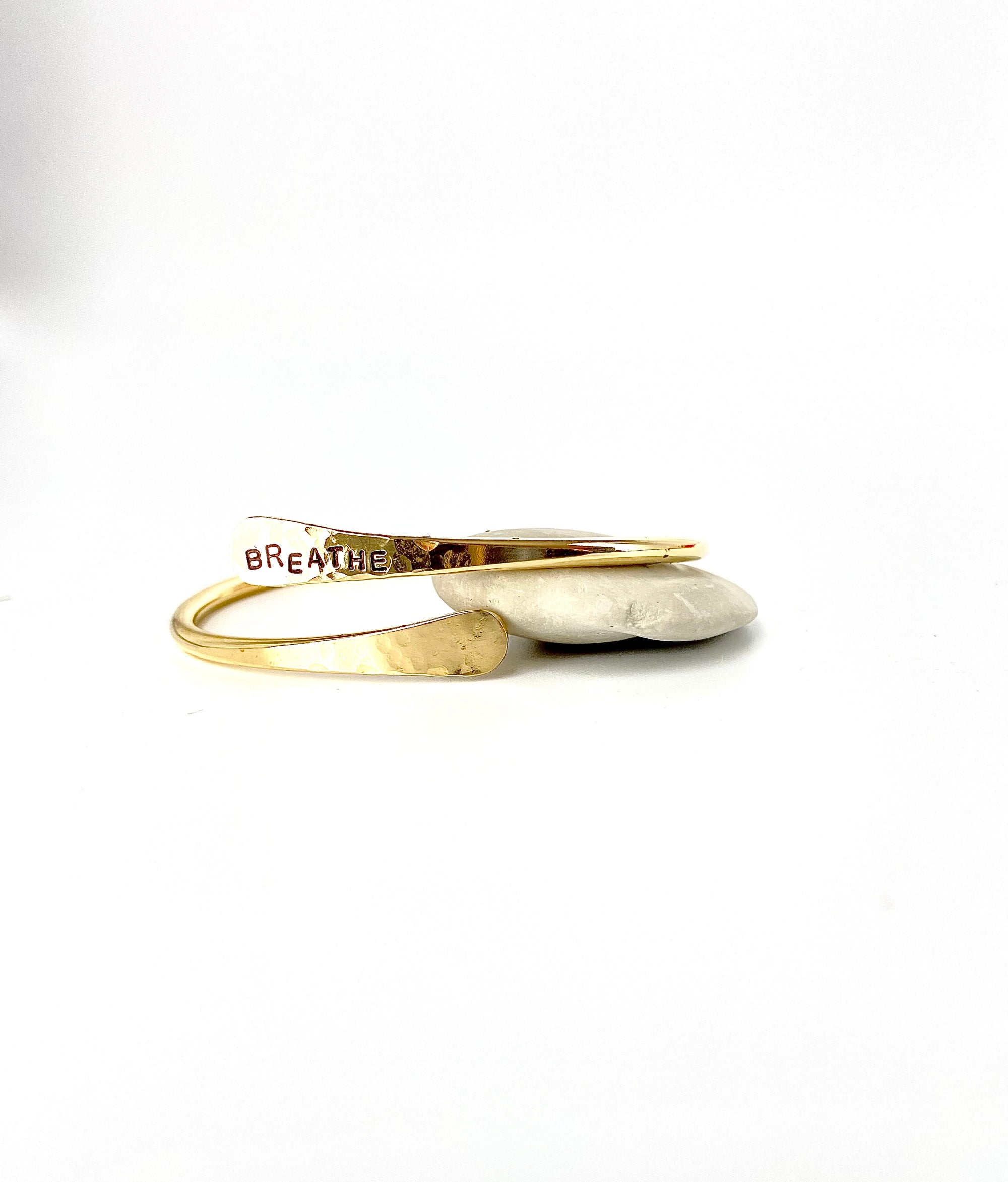 Brass bangle - stamped