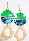 Bright Color Acrylic Earrings