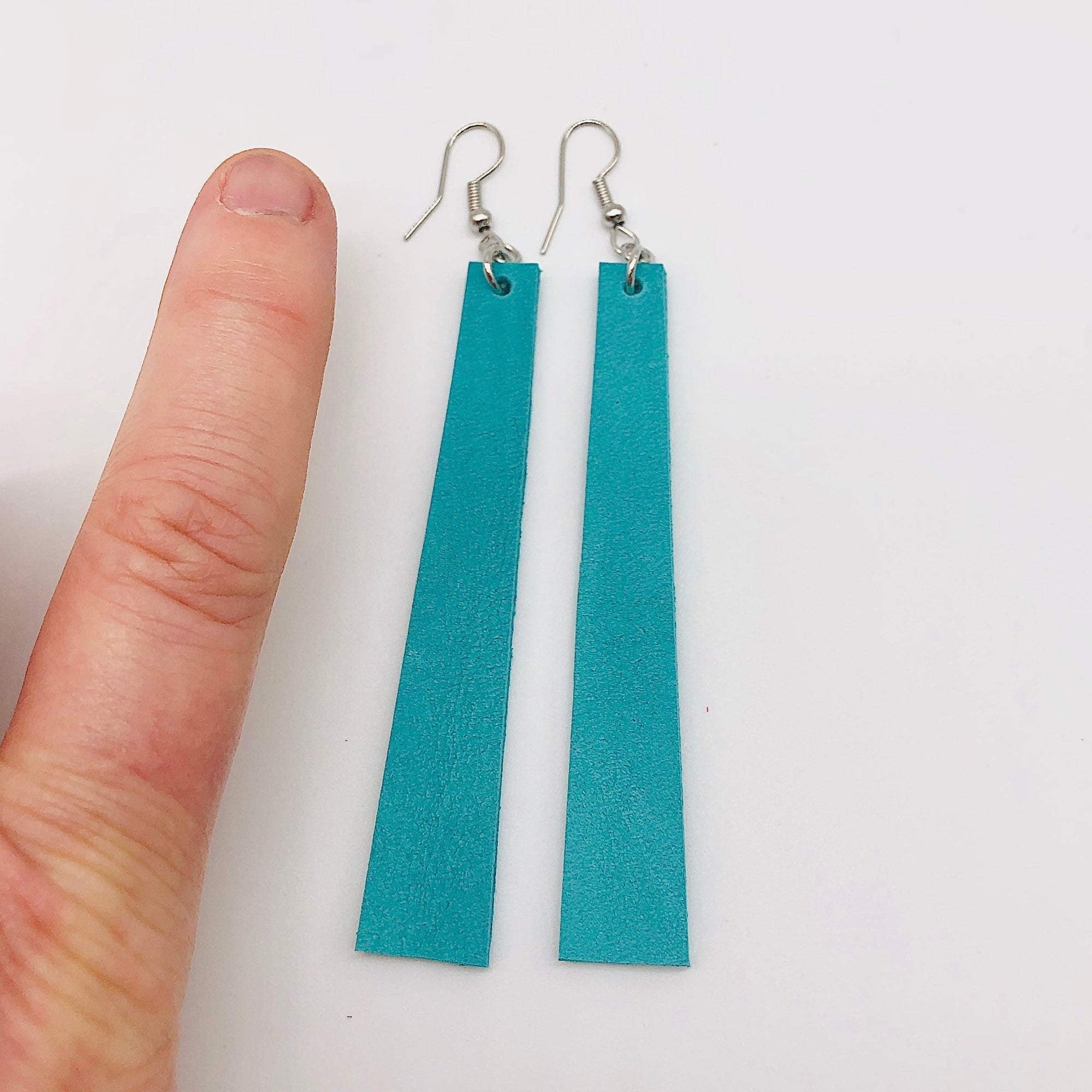 Mod Leather Earrings