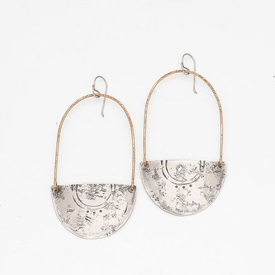 Simple Soldering 101 :: Textured Dangle Earrings