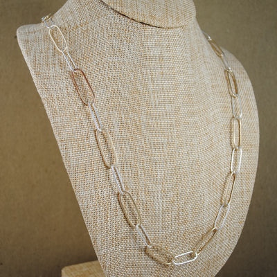 Paperclip Chain - mixed metals