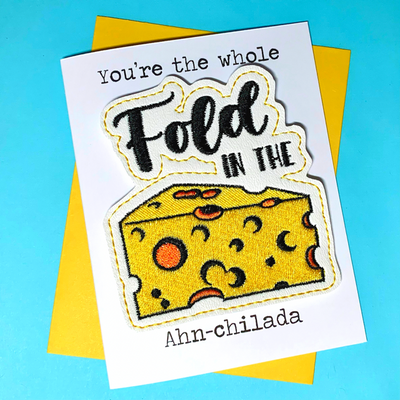 Fold in the Cheese Greeting Card with Magnet