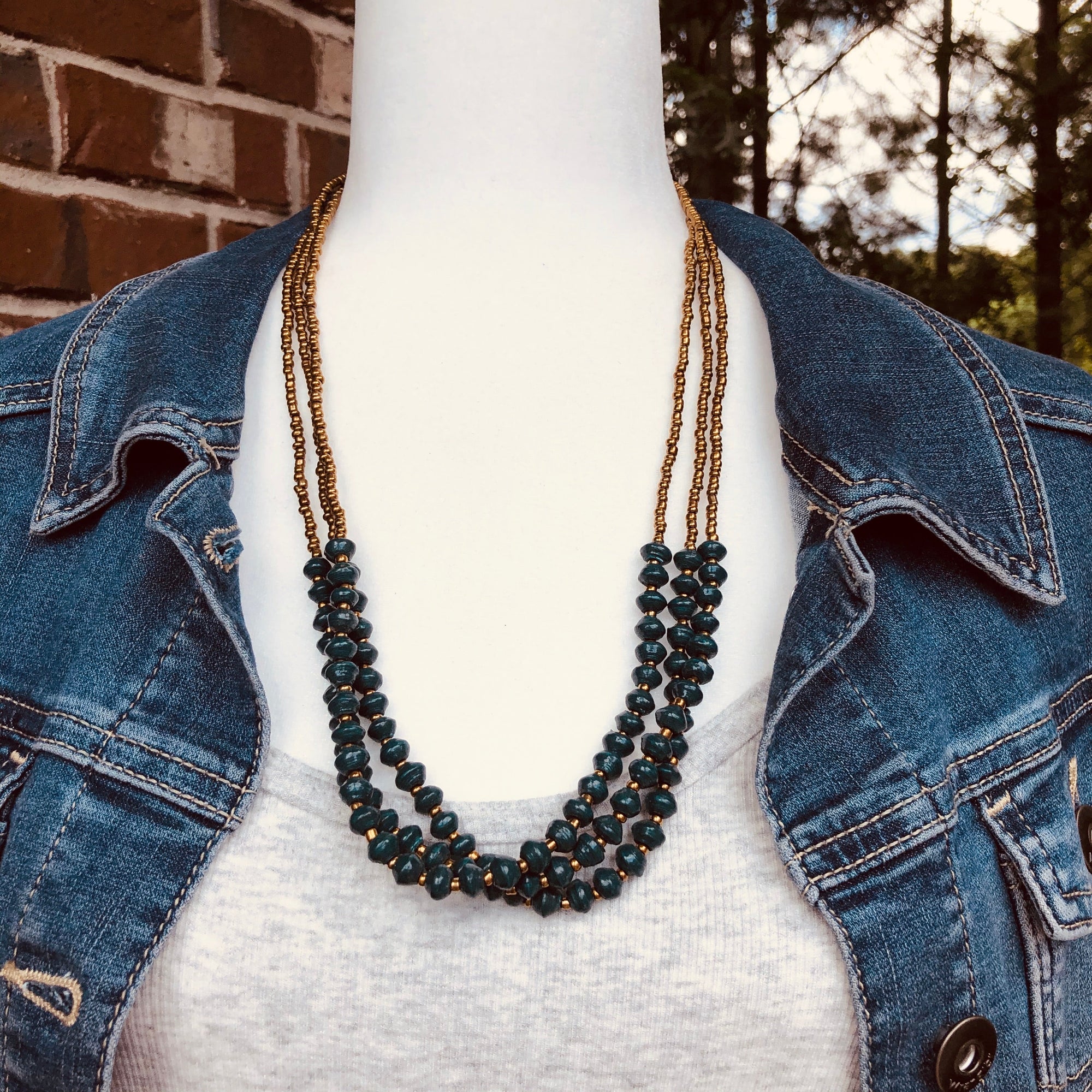 Dark on sale teal jewelry