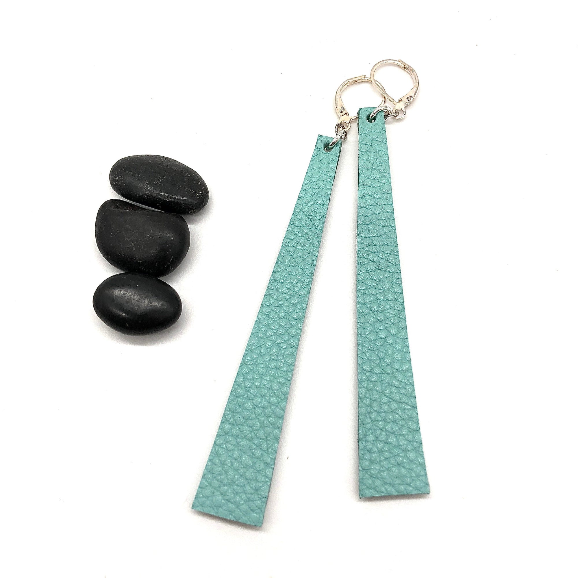 Mod Leather Earrings