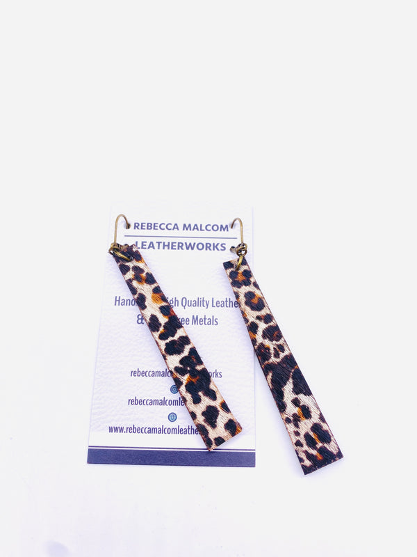 Mod Leather Earrings