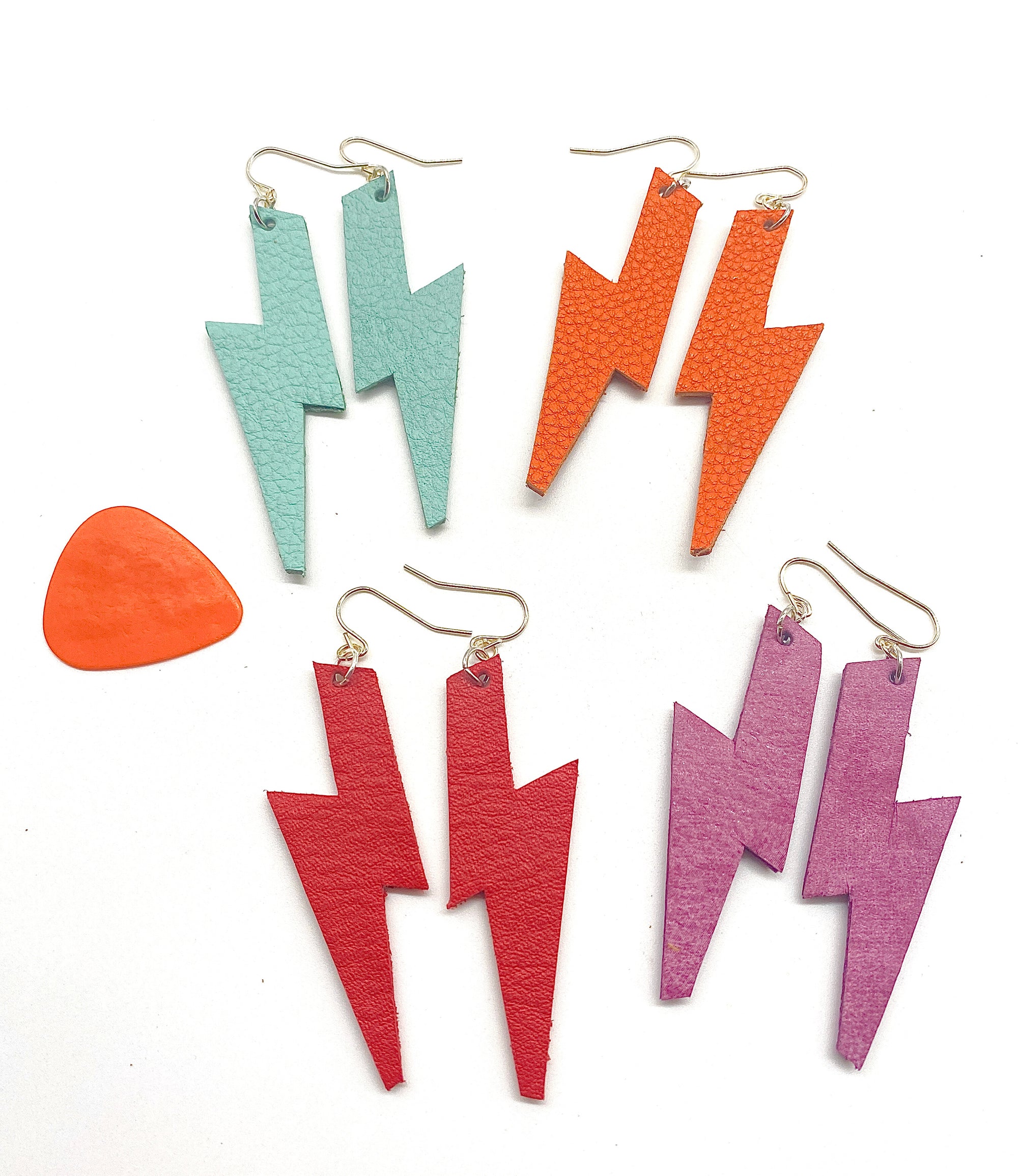 Lightening bolt earrings
