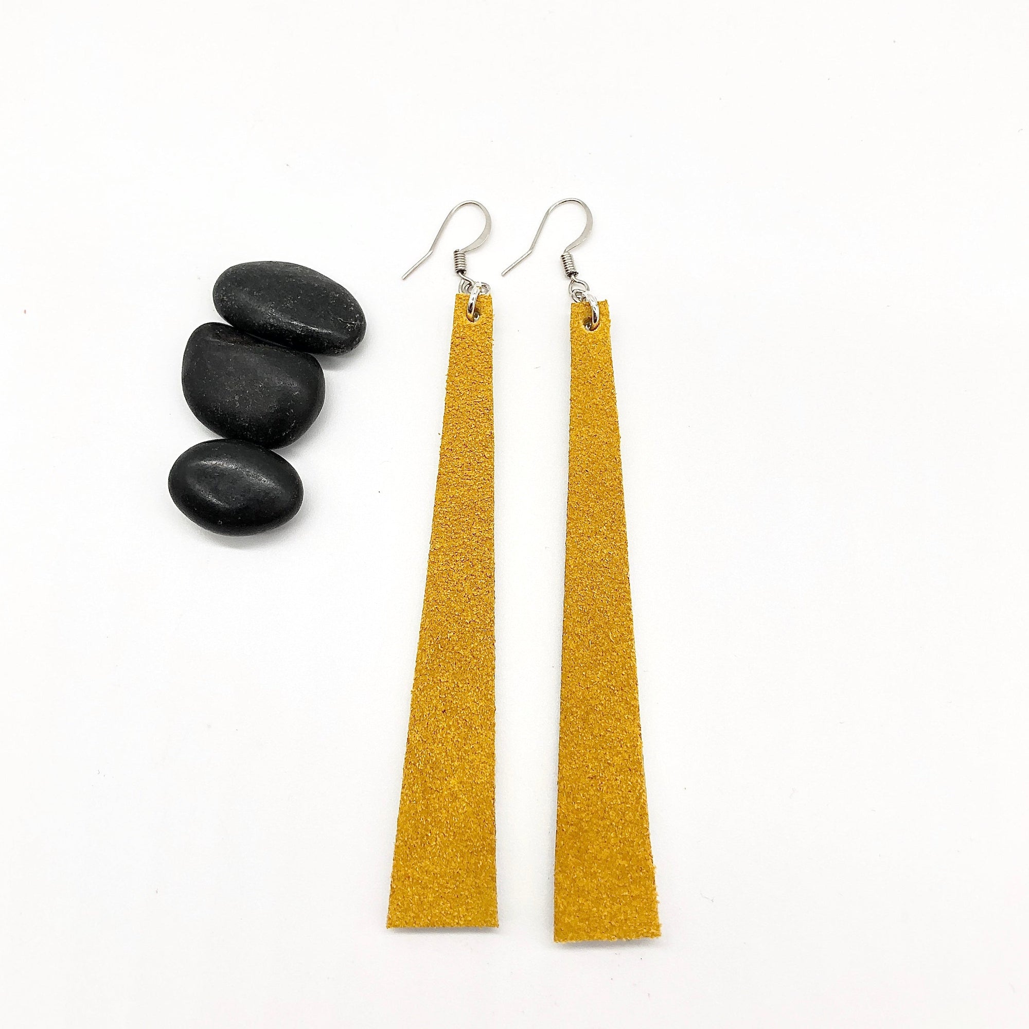 Mod Leather Earrings