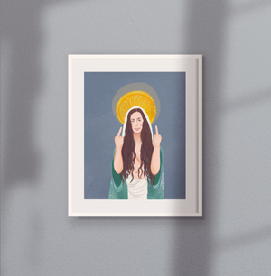 Print - Middle Fingers Up - Alanis Morissette