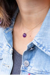 Heal Sacred Geometry Necklace - Amethyst