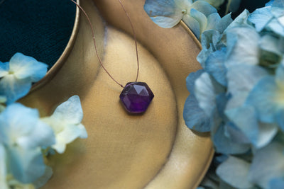 Heal Sacred Geometry Necklace - Amethyst