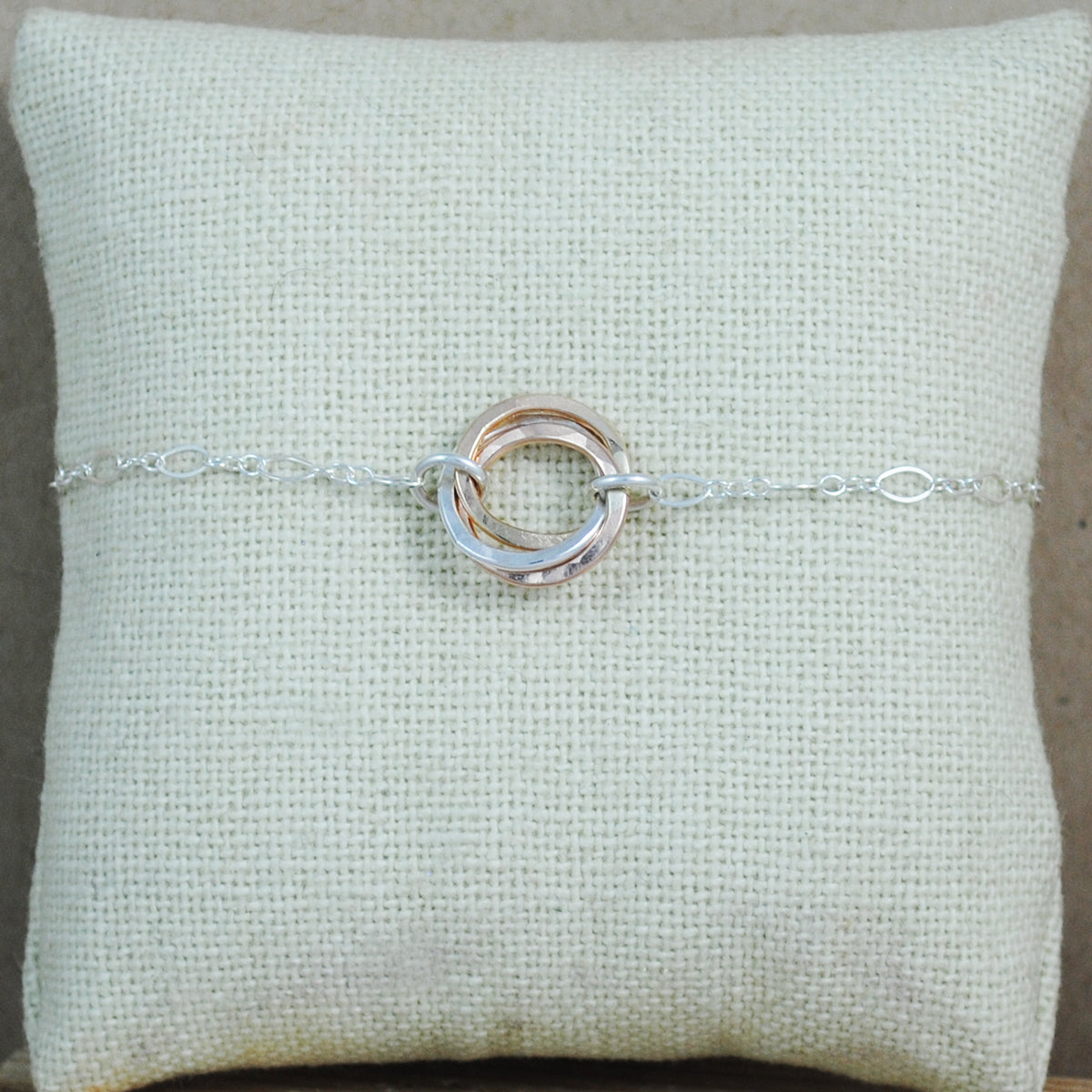 Mini Trio Bracelet - mixed metals