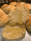 homemade cream biscuits with honey