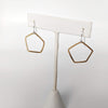 Irregular geometric dangle earrings