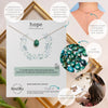 SoulKu - Chrysocolla Luxe Necklace for Hope - OLOVE28