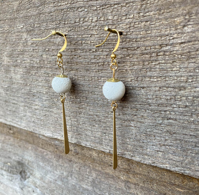 Concrete Drop Earrings
