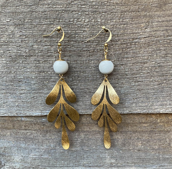 Concrete Grecian Earrings