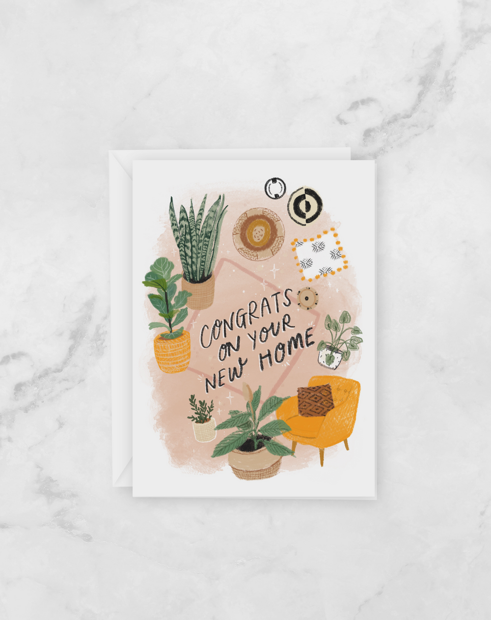 Greeting Card - New Home - Congrats on your new house - housewarming gift - first home