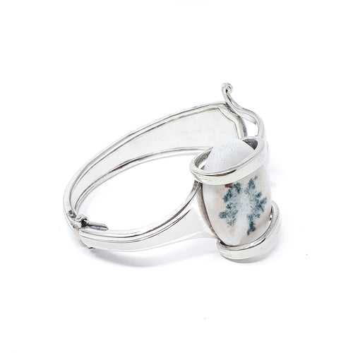 Fork Bracelet with Ocean Jasper Stone