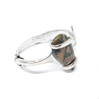 Fork Bracelet with Brecciated Jasper Stone