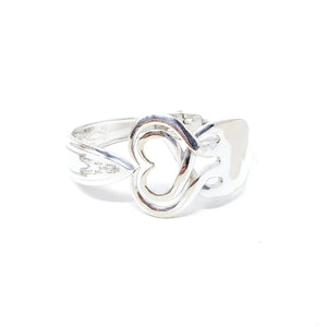 Double Heart Fork Bracelet
