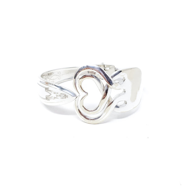 Double Heart Fork Bracelet