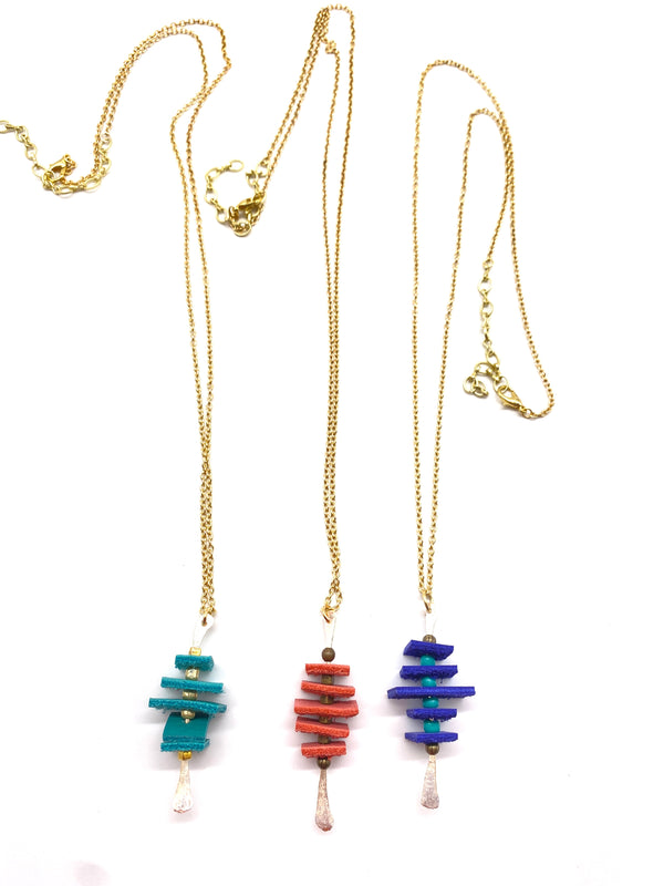 Jenga Necklace