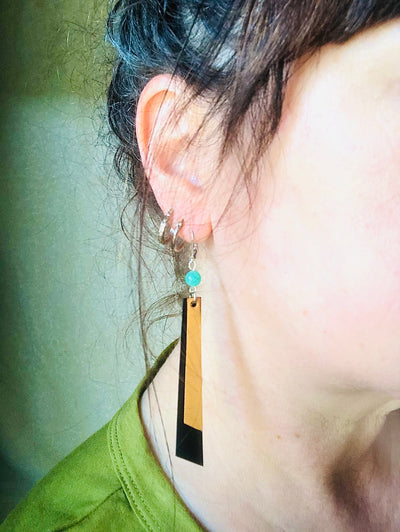 Modern angle Earrings
