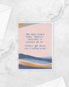 Greeting Card - Father's Day - Father Figure Uncle Friend Mentor - Peach or Plum