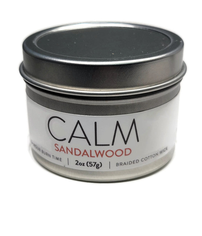 CALM Sandalwood Candle MINI