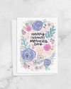 Greeting Card - Mother's Day - Grand Mother Floral- Grandma - Peach or Plum