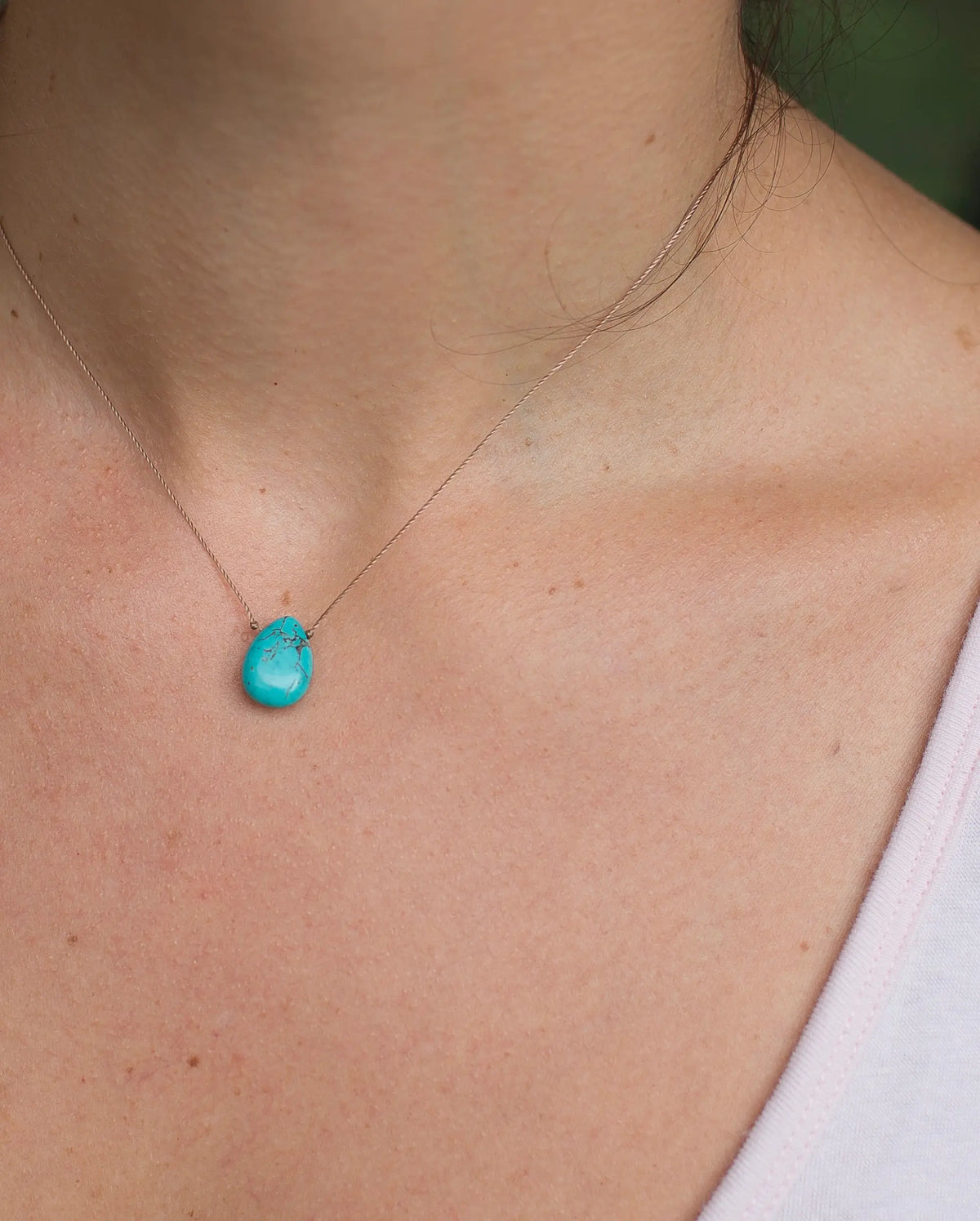 Patience Soul-Full of Light Necklace - Howlite Turquoise