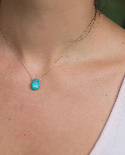 Patience Soul-Full of Light Necklace - Howlite Turquoise