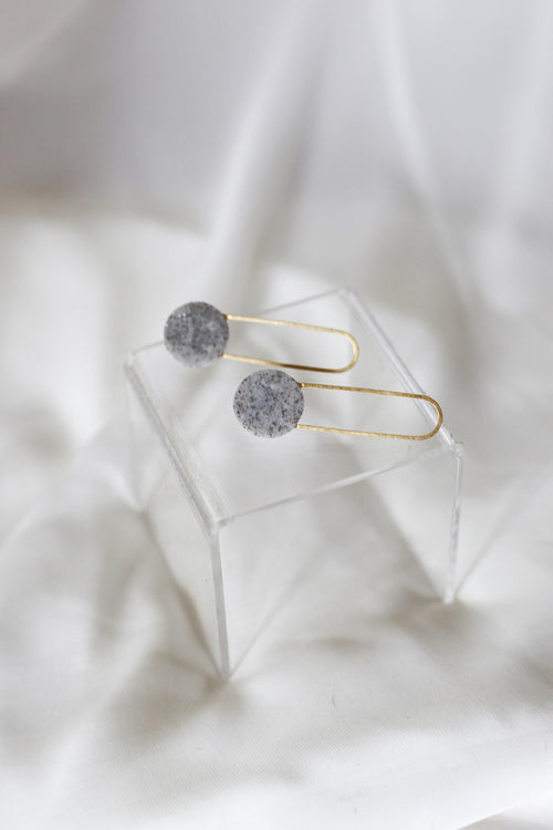 Zoe Oval Hoop Earrings