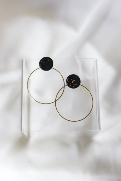 Zoe Circle Hoop Earrings