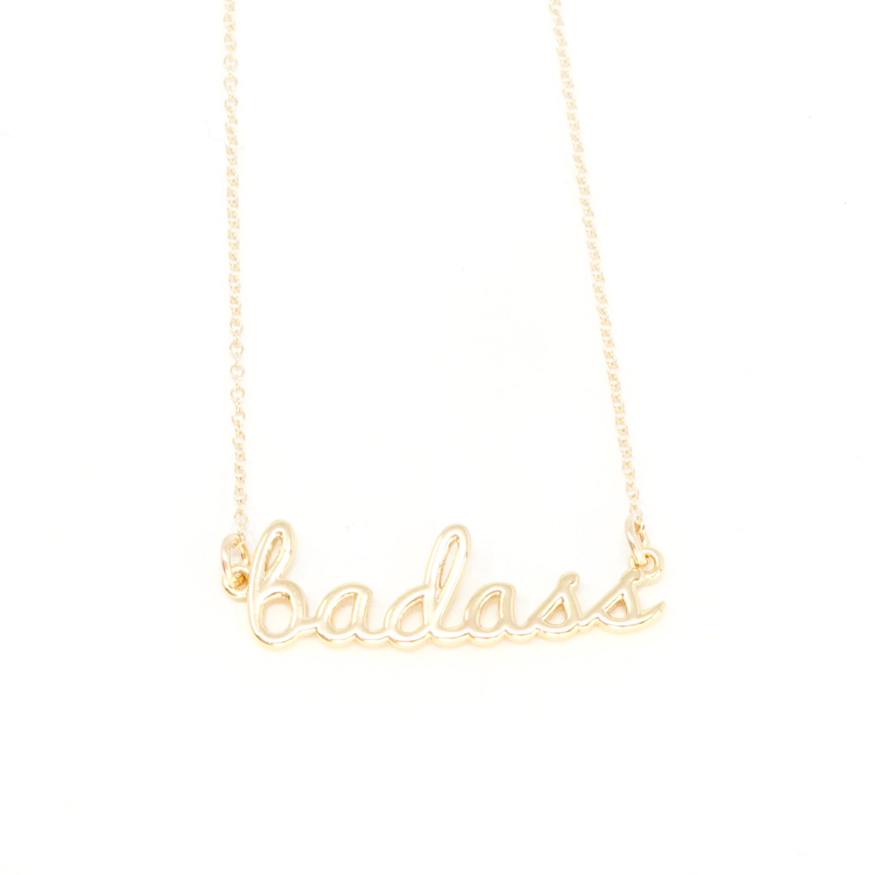 Badass Phrase Necklace