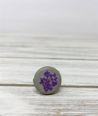 Flower Power Concrete Rings - Assortment