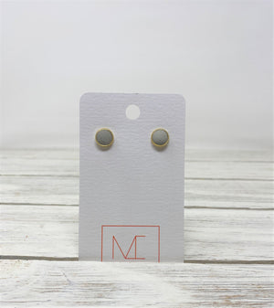 Concrete Stud Earrings