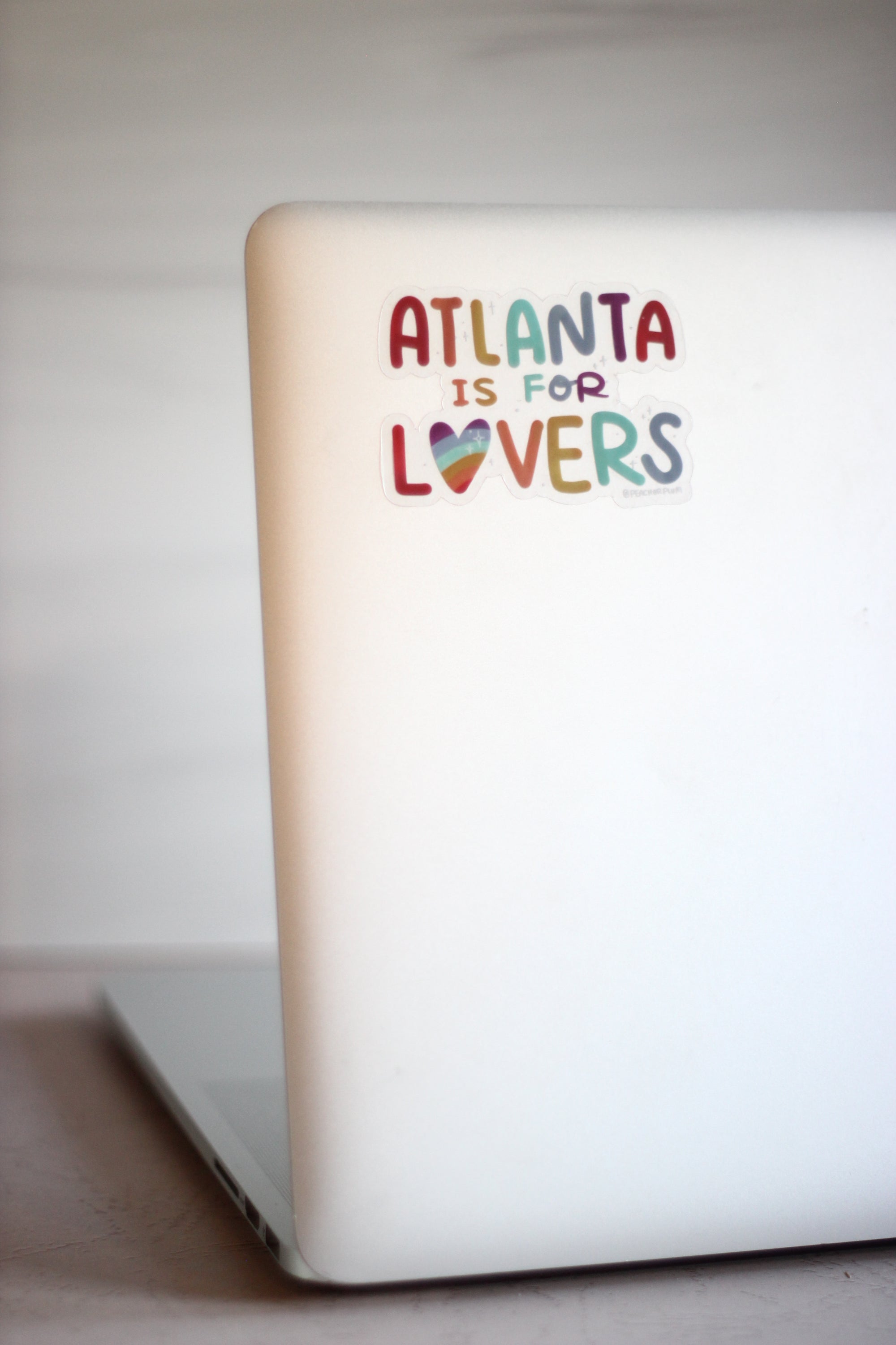 Sticker- Atlanta is for Lovers - Peach or Plum