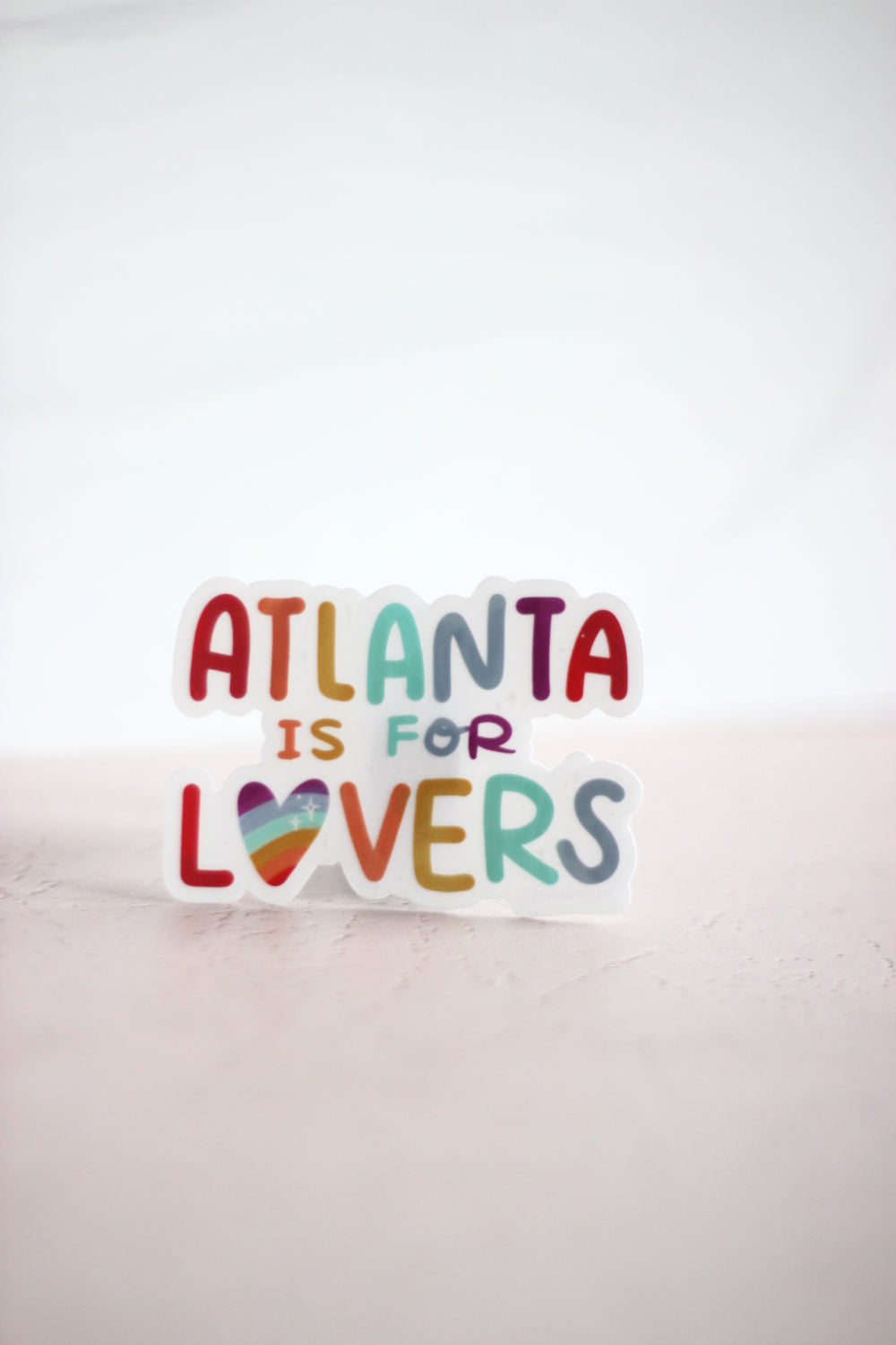 Sticker- Atlanta is for Lovers - Peach or Plum