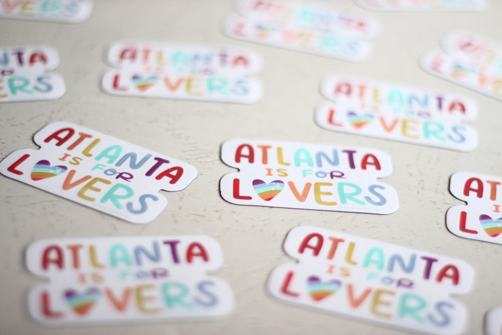Magnet - Atlanta is for (queer) Lovers - Peach or Plum
