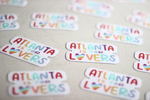 Magnet - Atlanta is for (queer) Lovers - Peach or Plum