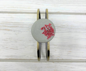 Vintage Concrete Flower Bracelet- II