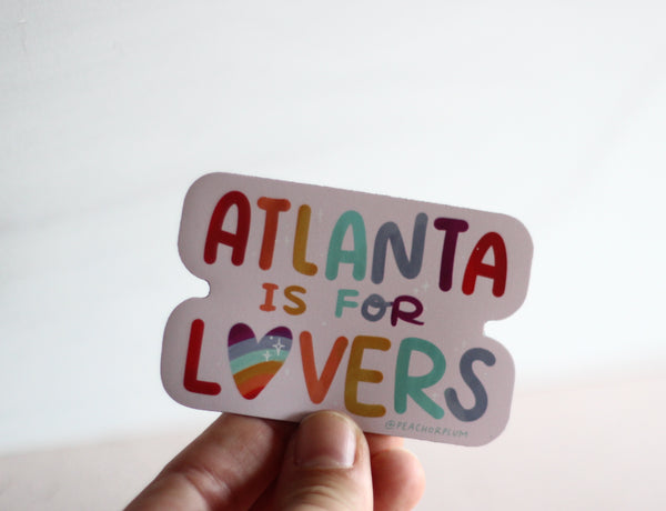 Magnet - Atlanta is for (queer) Lovers - Peach or Plum